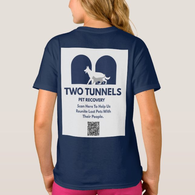Two Tunnels Kids T-shirt  (Verso)