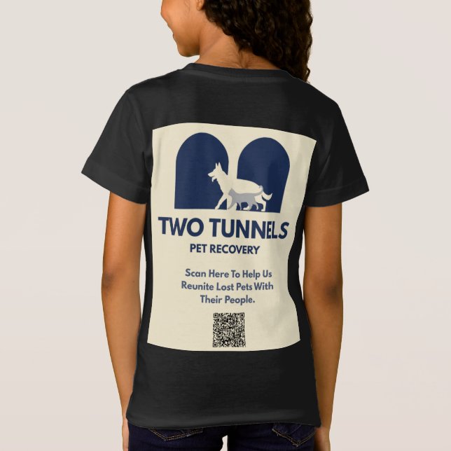 Two Tunnels Kids T-Shirt  (Verso)