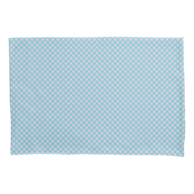Two views of a textured woven fabric in light blue (Frente)