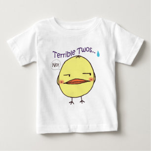 ~ Twos terríveis do grão-de-bico. T-shirt infant