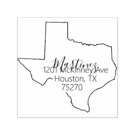 TX | Carimbo de endereço de retorno do estado do T