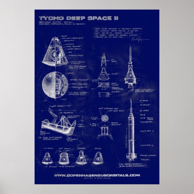 Tycho Deep Space II Concept Art poster (Frente)
