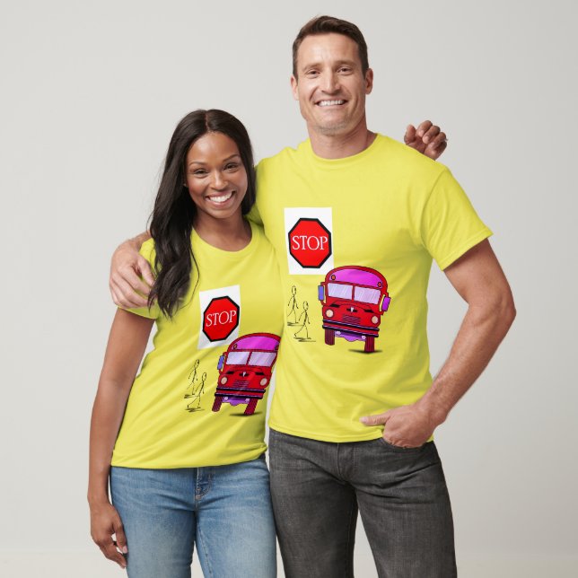 Tye Dye T-shirt School Bus (Unissex)