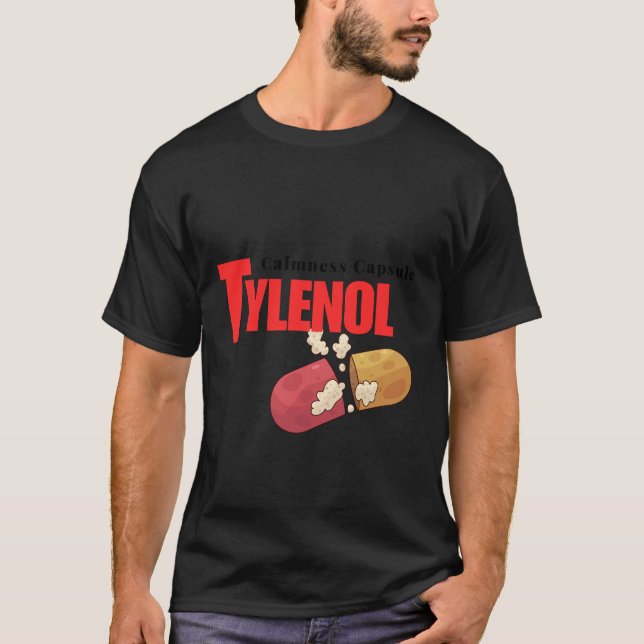 Tylenol t-shirt clássica design (Frente)