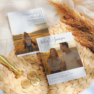 Typografia 2 Fotos de Script Moderno de Orçamento 