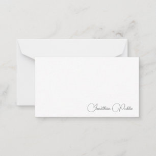 Typografia Nome Elegante Modelo Minimalista