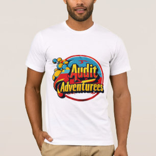 Typografia T-Shirt de Aventuras de Auditoria Vibra