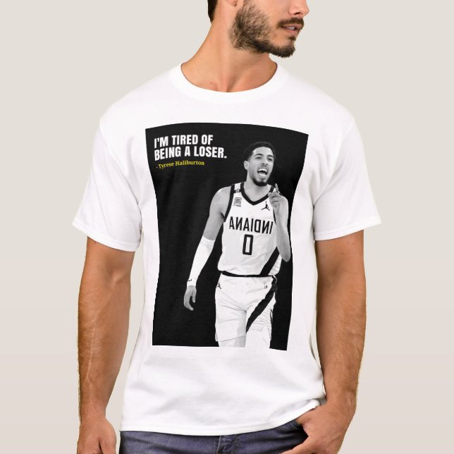 Tyrese Halliburton quotes T-Shirt (Frente)