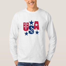 U-American Flag Colors T-Shirt