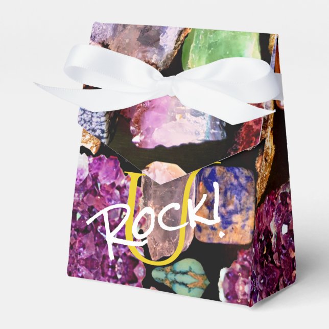 U Rock! Caixa de Favorito Colorida Gemstone Person (Frente)