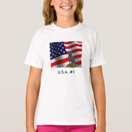 U.S.A. Camisa preta de #1 labrador retriever