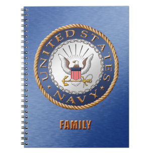 U.S. Caderno da foto da espiral da família do