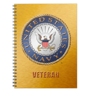 U.S. Caderno da foto da espiral do veterano do