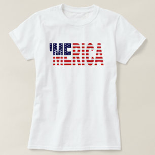 U.S. Camisa de MERICA da bandeira '