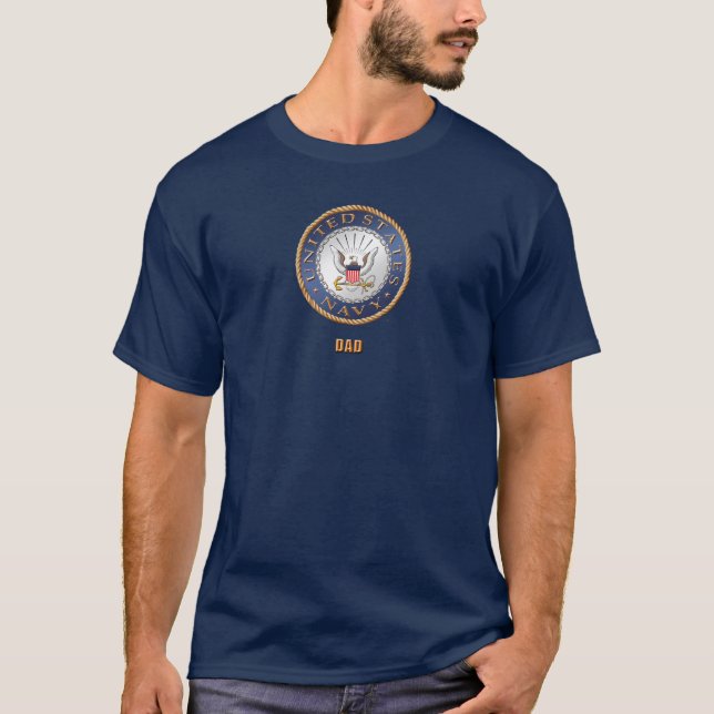U.S. Camiseta do pai do marinho (Frente)