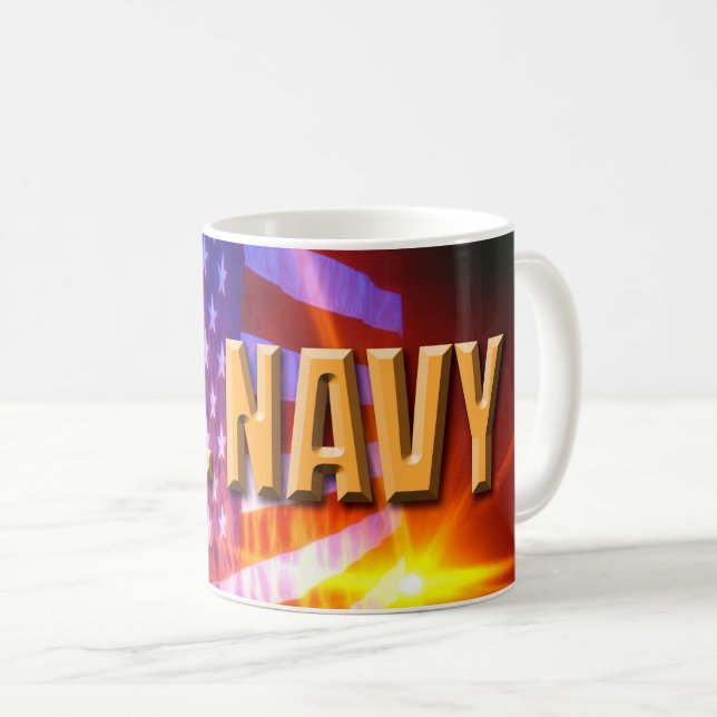 U.S. Caneca do marinho (Frente Esquerda)