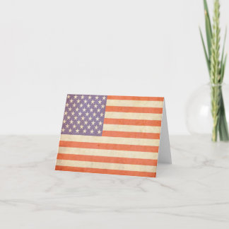 U.S. Cartão de nota da bandeira