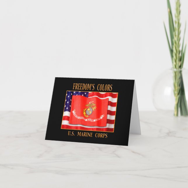 U.S. Cartão de nota do Corpo do Marines (Frente)