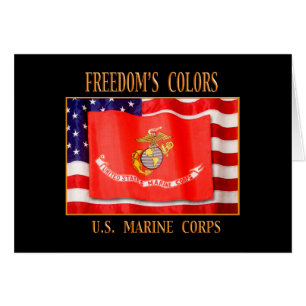 U.S. Cartão do Corpo do Marines