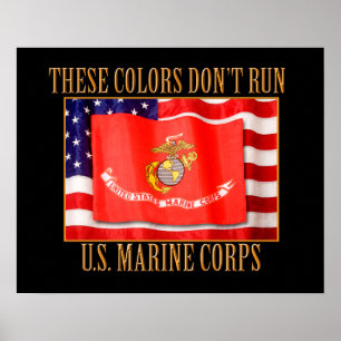 U.S. Corpo do Marines 20" x 16" impressão