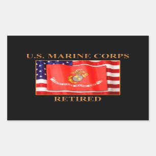 U.S. Corpo do Marines suas etiquetas feitas sob