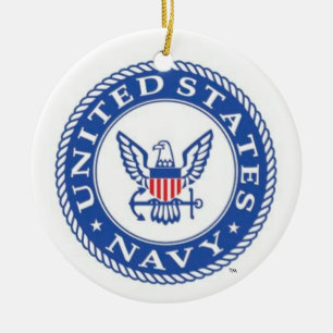 U.S. Enfeites de natal baixos navais de Navy® San