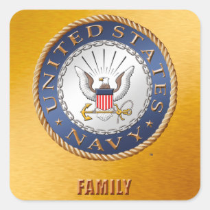U.S. Etiqueta da família do marinho