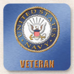 U.S. Porta copos plástica dura do veterano do<br><div class="desc">Mostre seu orgulho no marinho de E.U. Projetado por um veterano.</div>
