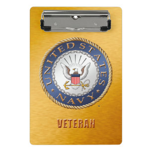 U.S. Prancheta do veterano do marinho mini
