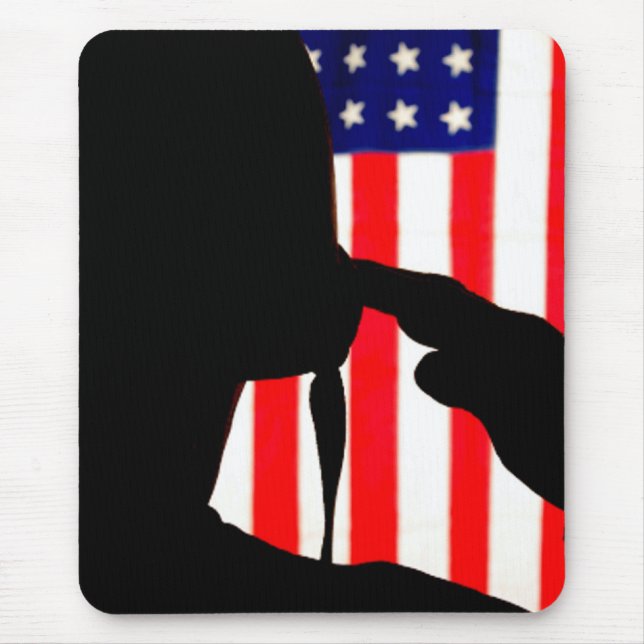 U.S. Silhueta Mousepad do soldado (Frente)