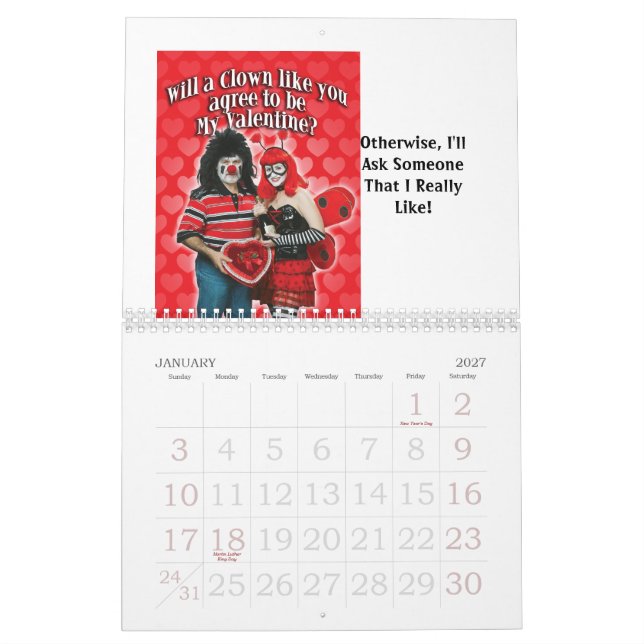 U-Sugue o calendário dos cumprimentos para 2012 (Jan 2027)