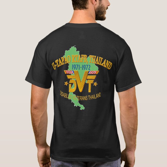 U-Tapao RTAFB, t-shirt dos veteranos de Tailândia (Verso)