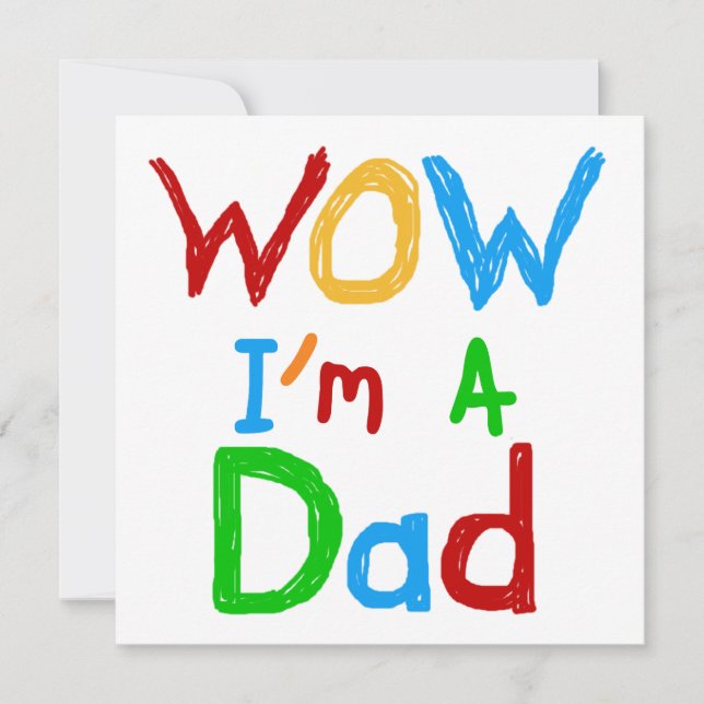 Uau, eu sou uma T-shirts Pai e GIfts (Frente)