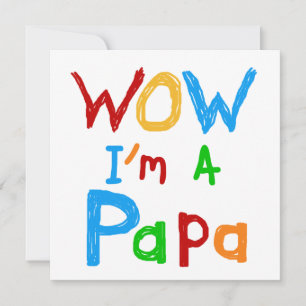 Uau, sou Camiseta de Papá e Gafts