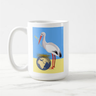 Ucrânia - caneca de café "azul-amarela", cor de pa