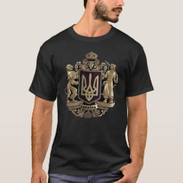 Ucrânia Casaco de Camiseta de Armas