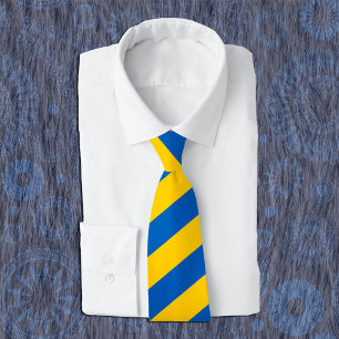 Ucrânia Neck Tie, Gravatas patriotas de bandeira u