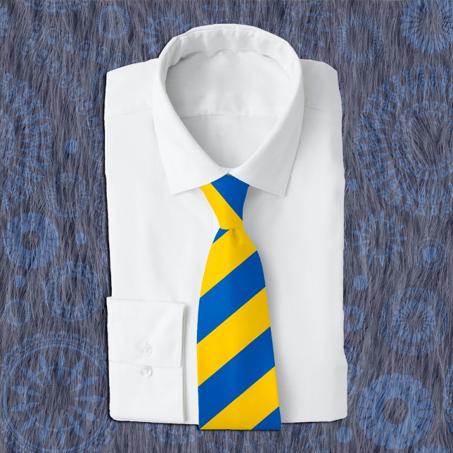 Ucrânia Neck Tie, Gravatas patriotas de bandeira u (Criador carregado)