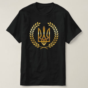 Ucrânia Ouro Trident T-Shirt