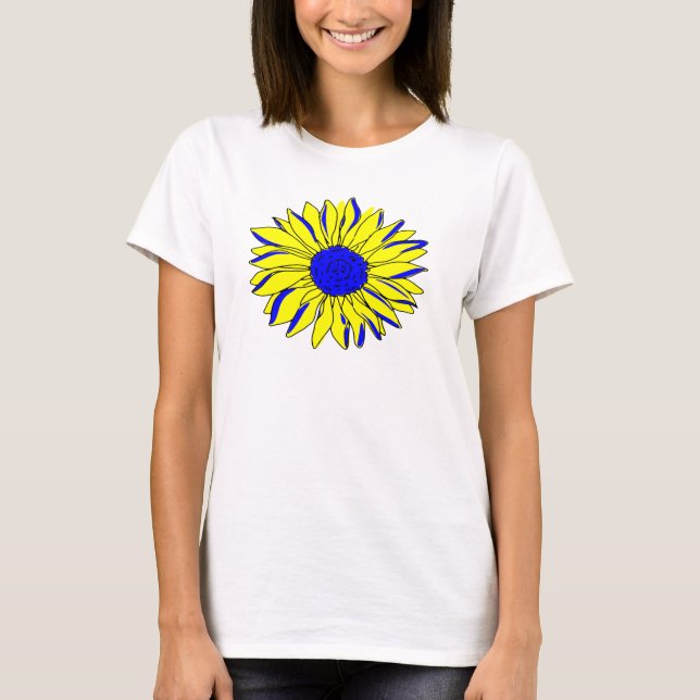 Ucrânia Sunflower T-Shirt (Frente)