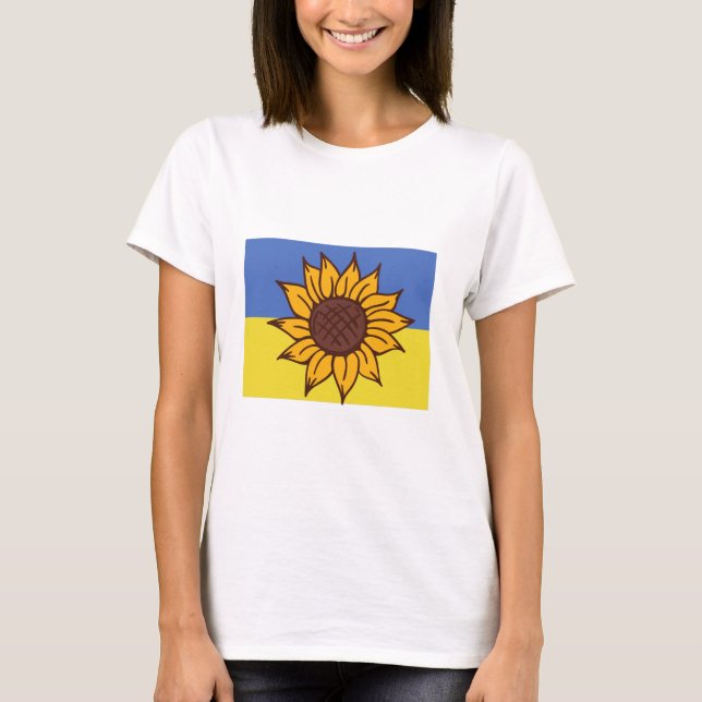 Ucrânia Sunflower T-Shirt (Frente)