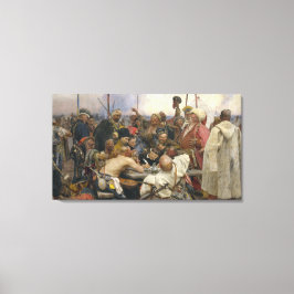 Ucraniano Kozaky Canvas Imprimidas por Repin