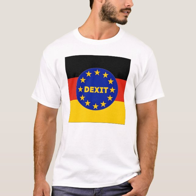 UE alemão Dexit da bandeira do t-shirt (Frente)