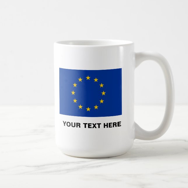 UE grande Europa da caneca de café | da bandeira (Direita)