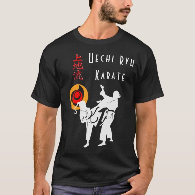 Uechi Ryu Karate Kumite Cena Budo T-Shirt (Frente)