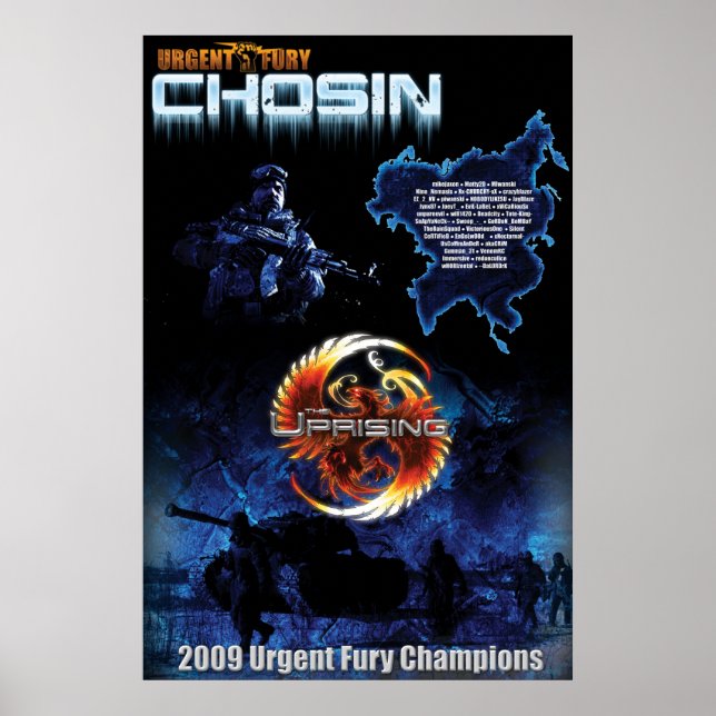 UF Chosin Uprising Wall Poster (Frente)