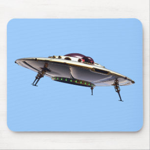 UFO metálico Mousepad