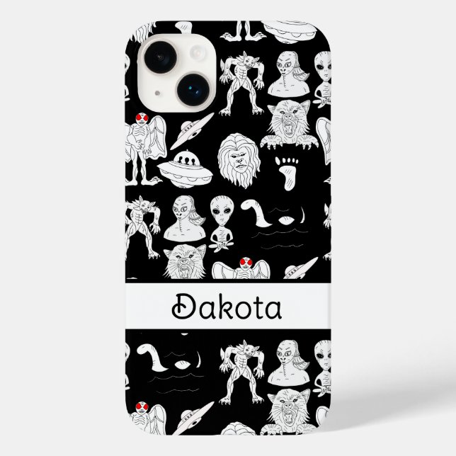 UFO Personalizado, Alien, Criptídeo Bigfoot (Verso)