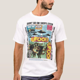 UFOS NÃO VAI A NAVIOS. Camiseta Básica Escura