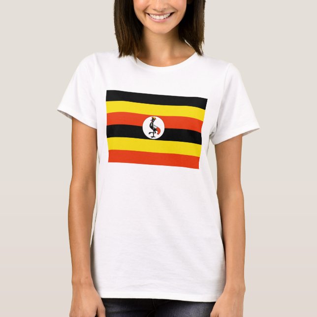 Uganda Flag x Map T-Shirt (Frente)